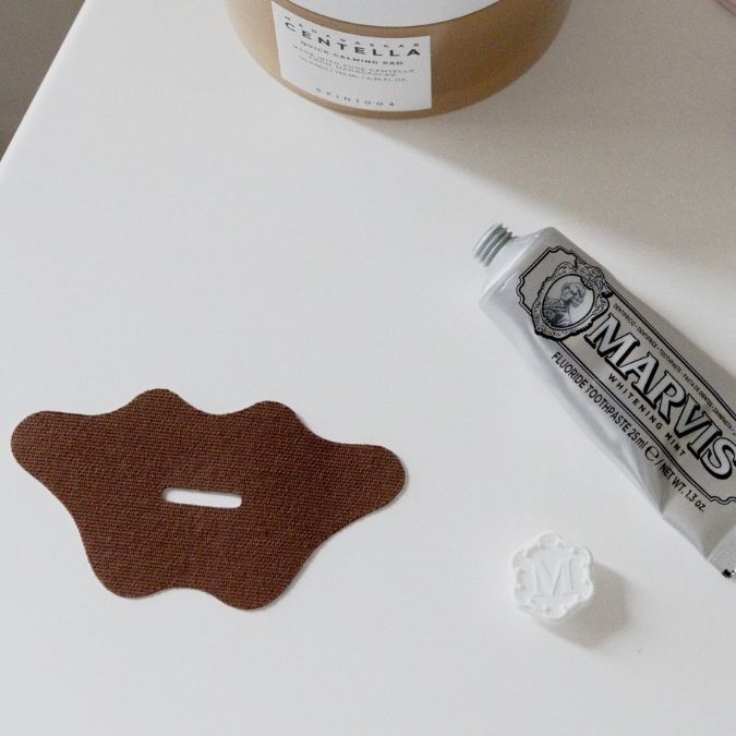 brown mouth tape